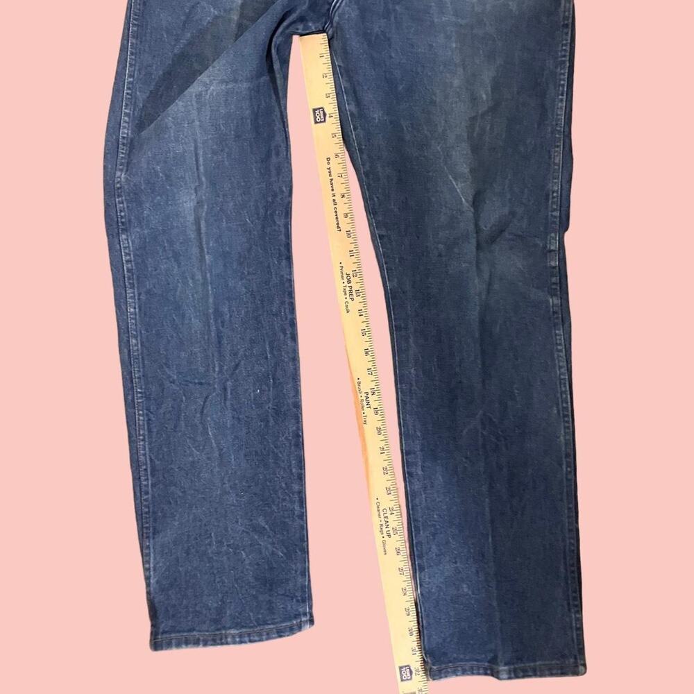 Vintage 80s Wrangler Distressed Western Cowboy Denim Jeans - Picture 7 of 7